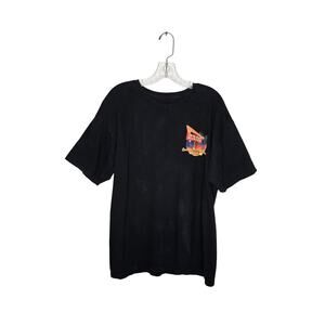 IN AND OUT Las Vegas Graphic Tee Black Size Large